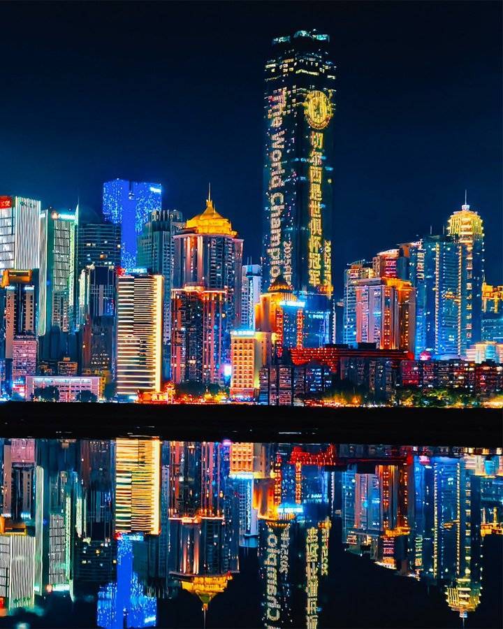 官方转发！切尔西社媒转发重庆环金中心灯光秀，引发外国网友赞叹